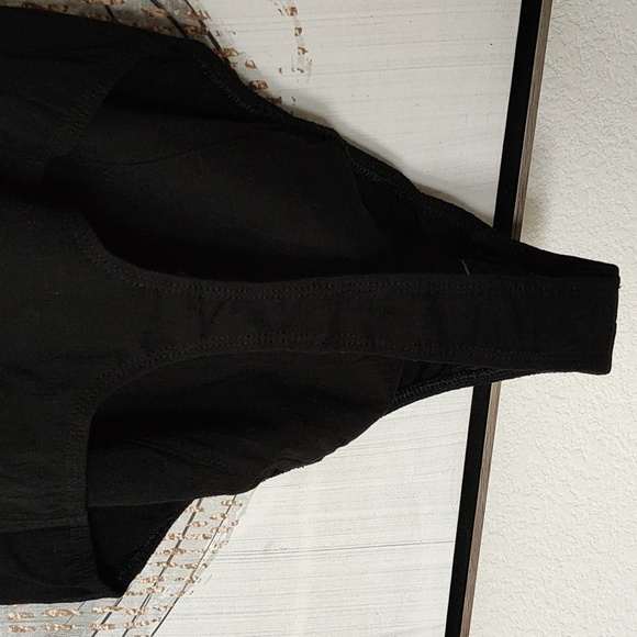 New FREE PEOPLE Black Tie Strap Bodysuit Size S - Picture 8 of 16